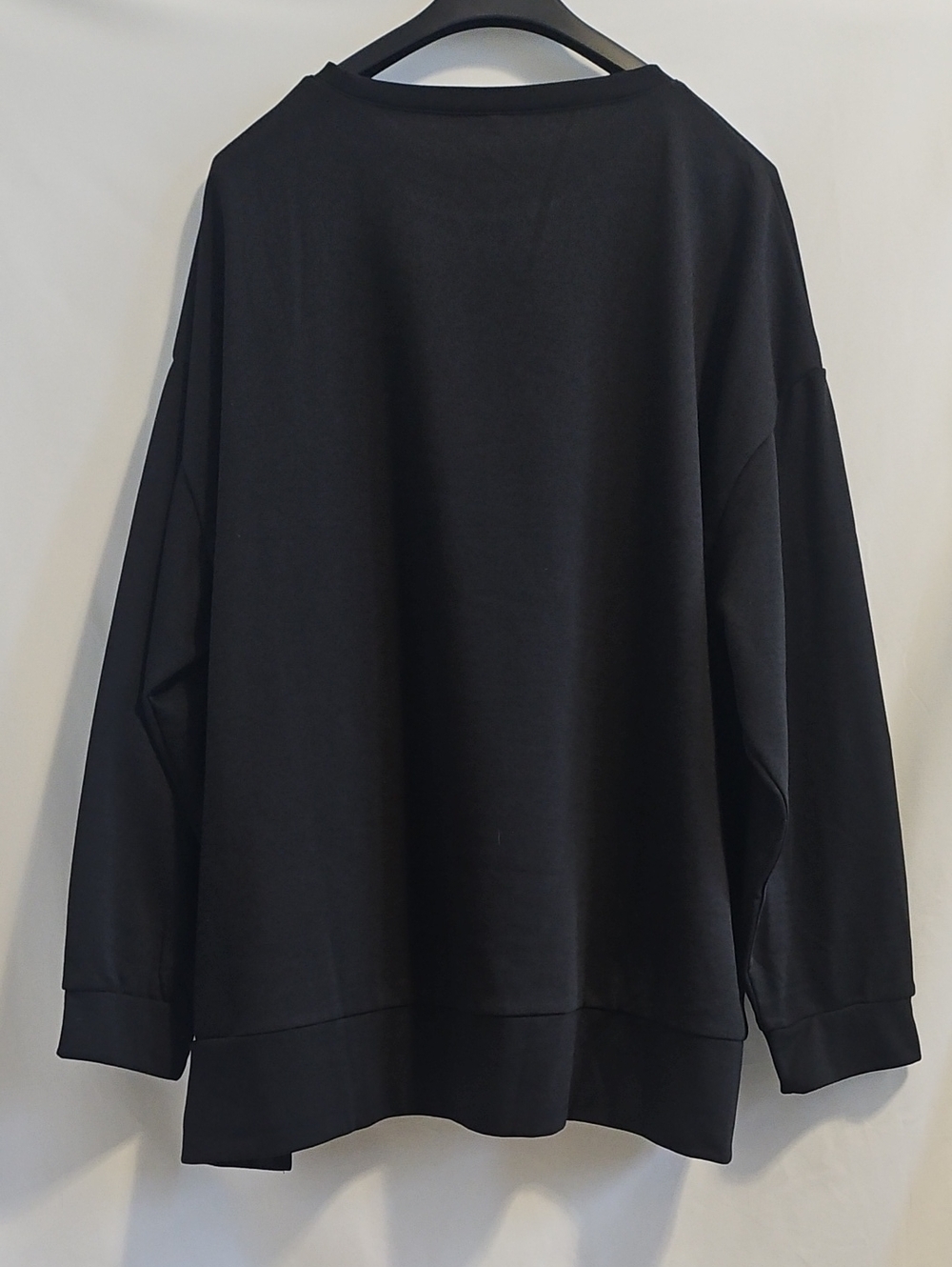 NWT 4X Black Side Zip Sweatshirt Plus Size - Picture 4 of 11